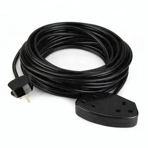 2-Gang 13A UK 15M Extension Ac Power Cord