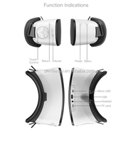 Kacamata 3D VR All-In-One, Headset CX-V3 VRSky dengan layar LCD 1080P 5.5 "kacamata 3D