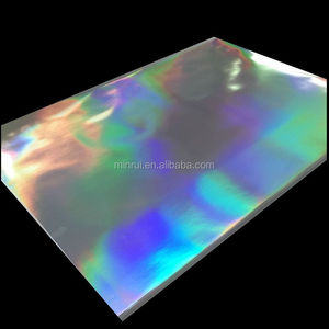A3 vỏ trứng graffiti Holographic chống hàng giả Sticker Hologram an ninh giấy trong Vinyl chất liệu dễ dàng dính - Product Image 1