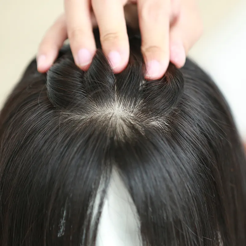 Snelle Verzending Groothandel 100% Echt Maagd Braziliaanse Menselijk Haar Topper Voor Vrouwen Haar Pruiken