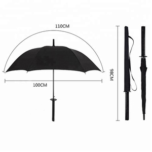 Paraguas de <span class=keywords><strong>espada</strong></span> samurái, accesorio de 23 pulgadas, 8 o 24 varillas - Product Image 4