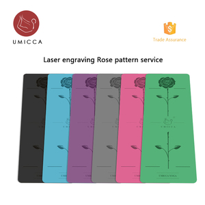 <span class=keywords><strong>Amazon</strong></span> Venta caliente decorativo Rosa Yoga Mat Taiwán venta al por mayor de goma de movimiento Yoga Mat - Product Image 3