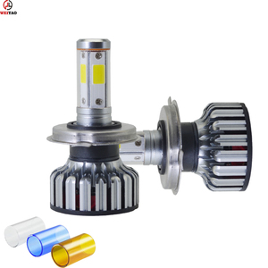 Weiyao mejor venta de productos led faro V18s <span class=keywords><strong>4</strong></span> lados COB chips auto faro Bluetooth venta al <span class=keywords><strong>por</strong></span> mayor - Product Image 4