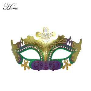 Venetian Fancy colorido carnaval máscara con lentejuelas para la bola del partido - Product Image 1