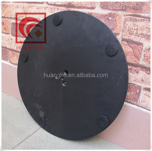 Acier circulaire châssis <span class=keywords><strong>de</strong></span> <span class=keywords><strong>la</strong></span> <span class=keywords><strong>laque</strong></span> qui cuisent jambe, Pieds <span class=keywords><strong>de</strong></span> tables noires - Product Image 5