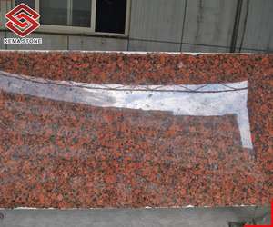 Panel de Revestimiento de Granito Rojo <span class=keywords><strong>Carmen</strong></span> Translúcido Ultrafino de 1-2 mm, para Retroiluminación de Mostradores de Recepción de Hoteles - Product Image 3