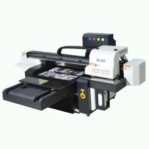 Nieuwe producten keramische sticker printer digitale keramische tegel printing uv led flatbed lederen printer