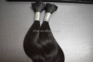 Mejor venta <span class=keywords><strong>de</strong></span> pelo a granel brasileño pre trenzado armadura del pelo sin procesar cortado <span class=keywords><strong>de</strong></span> un solo cabello donante - Product Image 6