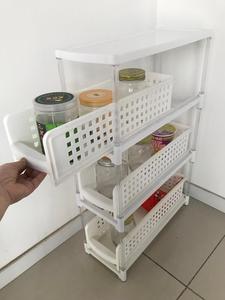Multipurpose and Versatile <strong>Slim</strong> Side Rack <strong>Shelf</strong> with Lid - Product Image 5