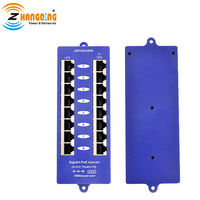 Injecteur PoE 1000 Mbps, Midspan PoE, alimentation sur Ethernet, panneau de brassage 8 ports, norme 802.3af/at