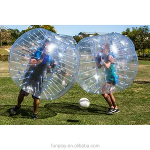 HI 0.8mm PVC/TPU best price soccer bubble ,giant plastic bubble ,grass inflatable bumper ball