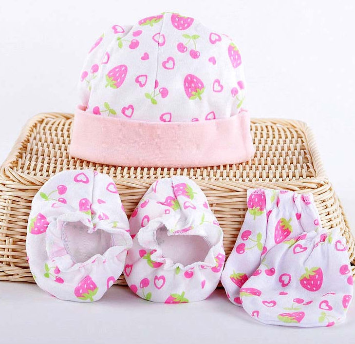 Варежки для младенцев из 100% хлопка, варежки для новорожденных, детские носки и варежки,