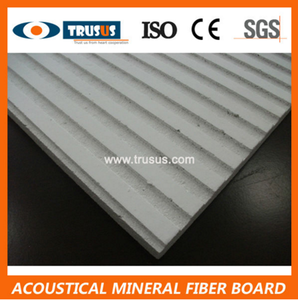Fabricación de fibras minerales nuevos precios máximos de techo Sonido de alta calidad y bajo peso Tablero de las lanas de roca - Product Image 1