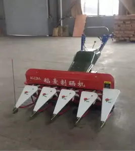 Multifunctional Wheat Rice Barley Bulrush Corn Pepper Grain Harvester