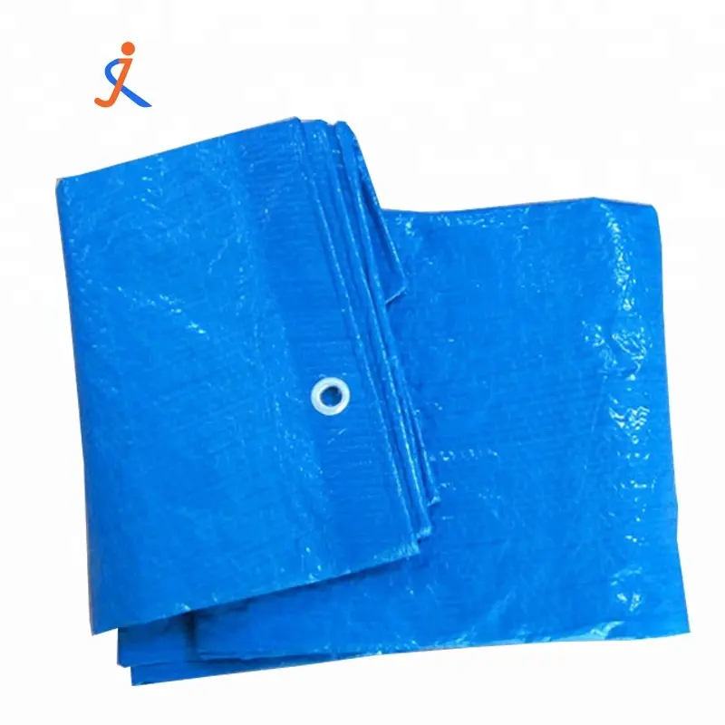 Orange Blue Tarpaulin / Waterproof PE Tarps Fabric / Canvas / Sheet / Roll For Truck Cover& Boat