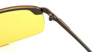 STOCK Lunettes <span class=keywords><strong>de</strong></span> soleil <span class=keywords><strong>de</strong></span> haute qualité en alliage pour hommes Uv400 Vision nocturne polarisée à verres jaunes Lunettes <span class=keywords><strong>de</strong></span> <span class=keywords><strong>conduite</strong></span> <span class=keywords><strong>de</strong></span> <span class=keywords><strong>nuit</strong></span> - Product Image 6