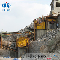 Fabricante de Plantas de Trituración de Piedra con Control PLC de la Marca Hongji, con 40 Años de Experiencia en China, con Capacidad de 30-1250 TPH