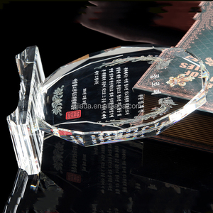 Trofeo de cristal K9 personalizado, forma redonda transparente, 3D, grabado en blanco, premios para regalo de recuerdo - Product Image 4