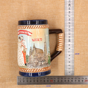 Mejor venta de café Taza de cerámica hecha a mano <span class=keywords><strong>Austria</strong></span> recuerdo taza para beber - Product Image 2