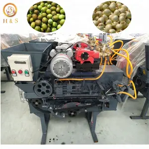 Yüksek verimlilik lotus tohumu soyma makinesi/otomatik lotus tohumları sheller makinesi/lotus bombardımanı makinesi