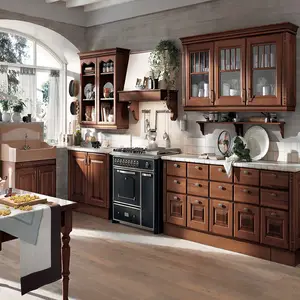 Personalizzato armadio cucina set mobili da cucina in legno cabinet doors