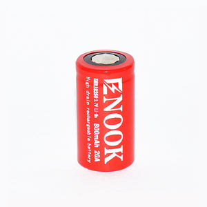 Agradable rojo!! litio ronda 18350 recargable li-ion batería 800 mah baterías - Product Image 5