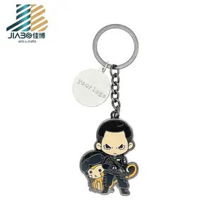 Factory custom special gift multifunctional fancy logo cartoon key ring