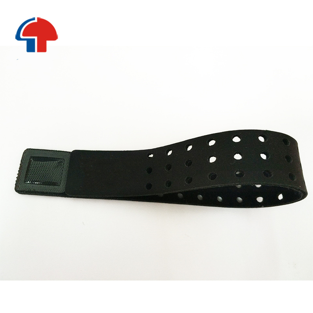Custom Printed logo Elastic Diving Watch Strap Soft Black Neoprene Watch Band