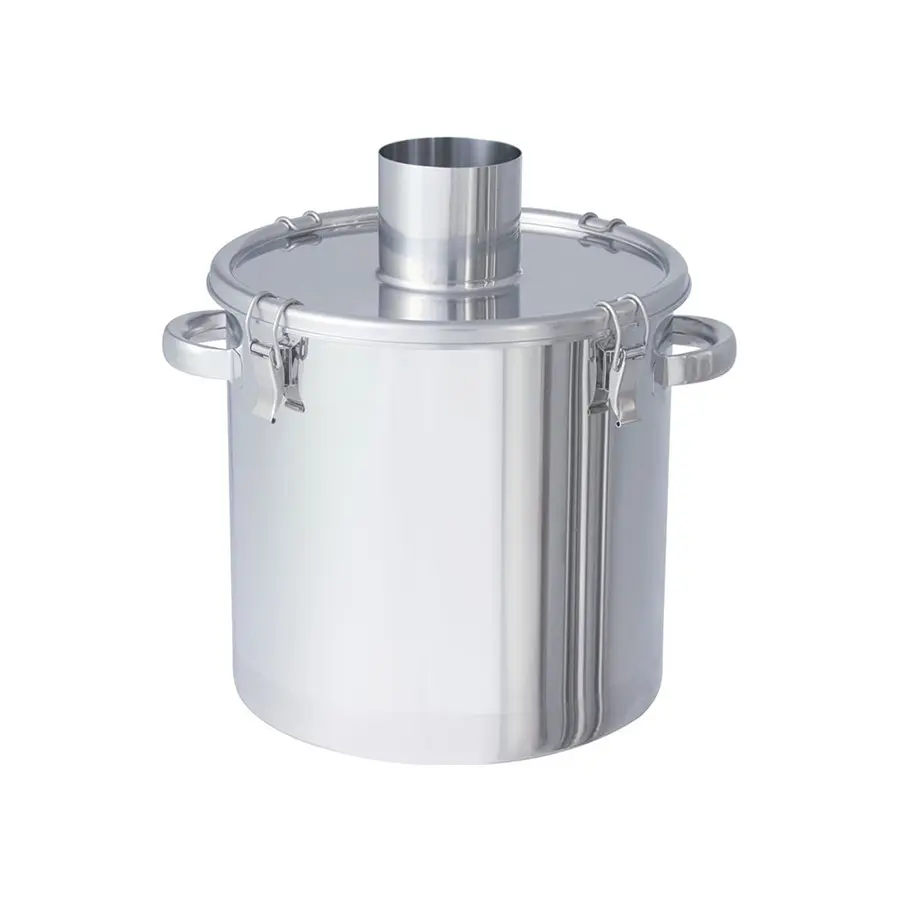Japanese Stainless Steel Cannabidiol Use Convenient Container With Pipe