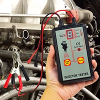 Probador Digital de Inyectores y Bomba de Inyección de Presión de Combustible Automotriz de 12V Herramienta de Diagnóstico para Vehículos con 4 Modos