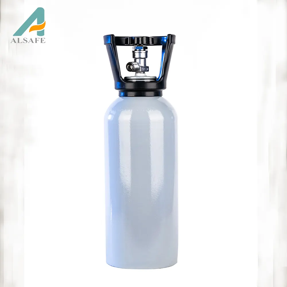 Alsafe New high pressure aluminum 1L helium tank balloons gas cylinder