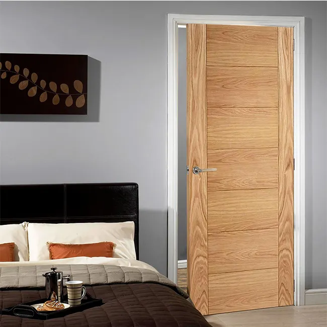 De madera maciza Penal insonorizadas puertas interiores puertas de bajo precio Puerta de pino Canadá