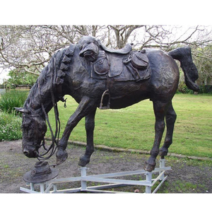 Chinese bronze <strong>horse</strong> cheap statue <strong>statuette</strong> - Product Image 2