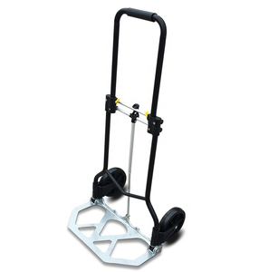 घरेलू हैंड पुल फोल्डिंग पोर्टेबल सामान ट्रक शॉपिंग हैंड कार्ट डिलीवरी फोल्डेबल हैंड ट्रॉली - Product Image 6