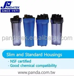 10 " / 20" Inch Pandatek Transparante Water Filter Behuizing/Cartridge Filter Behuizing