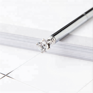Stylos en métal, fournitures de bureau, publicitaire avec diamant, 10 pièces - Product Image 6