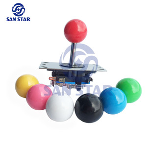 Joystick de juego de 8 vías, 2 mandos <span class=keywords><strong>arcade</strong></span>, perilla de burbuja - Product Image 1