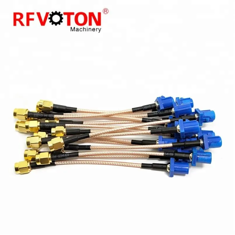 RFVOTON rf jumper cable Fakra C to sma male for RG316 cable assembly