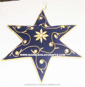 Adornos Navideños Colgantes de Tela de Lujo para Árbol de Navidad - Product Image 1