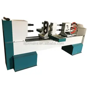 Büyük CNC ahşap torna/cnc ahşap masa ayakları oyma makinesi cnc torna