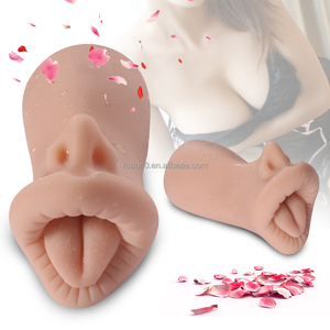 Novelty Adult Toys For Male REAL <span class=keywords><strong>Nose</strong></span> Open Mouth Oral Male Relax Stress Masturbation Toys Love Toys - Product Image 1