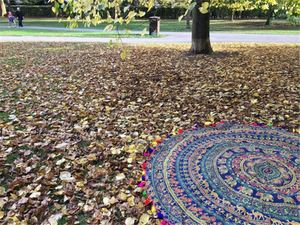 <span class=keywords><strong>Alson</strong></span> drop shipping Indien Mandala Ronde Roundie Plage Jeter Tapisserie Hippie Boho Gypsy Coton Nappe Serviette De Plage - Product Image 3