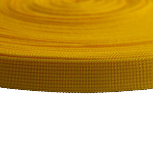 पीपी बद्धी टेप बैग पट्टियाँ सस्ते कीमत 25mm पीले Jacquard के लिए पेशकश की मुफ्त शेयर बद्धी 100% Polypropylene 3000 गज की दूरी पर 1.1mm - Product Image 5