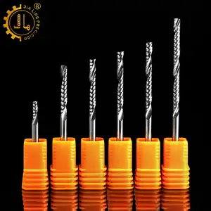Acrylic End Mill CNC Single Flute Router Bits Carbide Router CNC Bit End Mill Price CNC Milling Cutter Bit For PVC Cutting