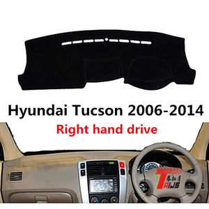 Taijs Fábrica de la izquierda y de la derecha del tablero de instrumentos del coche mat para <span class=keywords><strong>Hyundai</strong></span> <span class=keywords><strong>Tucson</strong></span> 2006-2014 coche de protección tablero mat - Product Image 3