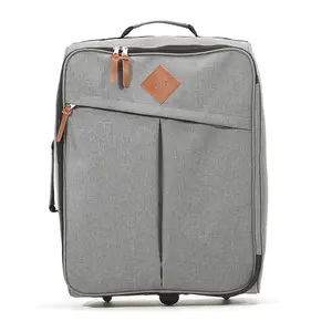 por mayor bolso de la carretilla equipaje ligero bolsa barato fácil llevar en bolsa de lona plegable hand trolley equipaje