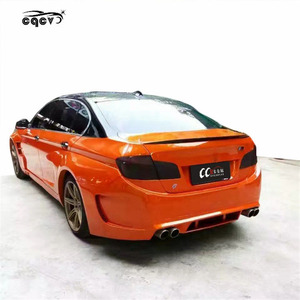 Kit de cuerpo ancho de plástico estilo <span class=keywords><strong>HM</strong></span> para BMW serie 5, F10, F18, parachoques delantero, faldas laterales y alerón - Product Image 2