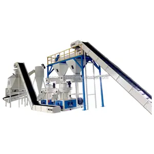 Komplette Holzpelletproduktionslinie Preis/Stroh Pellet-produktionslinie