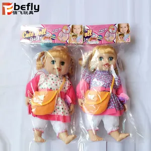 Rambut Emas Indah Bayi Boneka 14 Inch