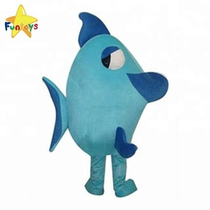 Funtoys 성인 도리 블루 물고기 Surgeonfish 마스코트 의상